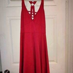 Elegant Red Maxi Dress